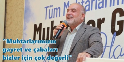 Başkan Sandıkçı Muhtarlarla Buluştu Muhtarlar Günü'nü Tebrik Etti